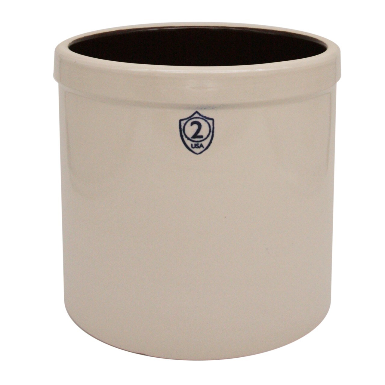 Ohio Stoneware Numbered Pickling and Fermenting Crock 2 Gallon