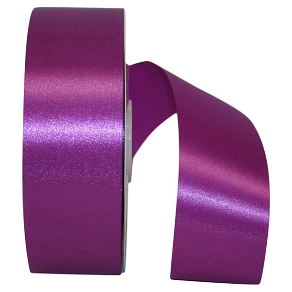Florist Ribbons --- 1 &#x215E; inch x 100 yards --- Satin / Acetate Supreme Cooler Ribbon -- Fuchsia Color