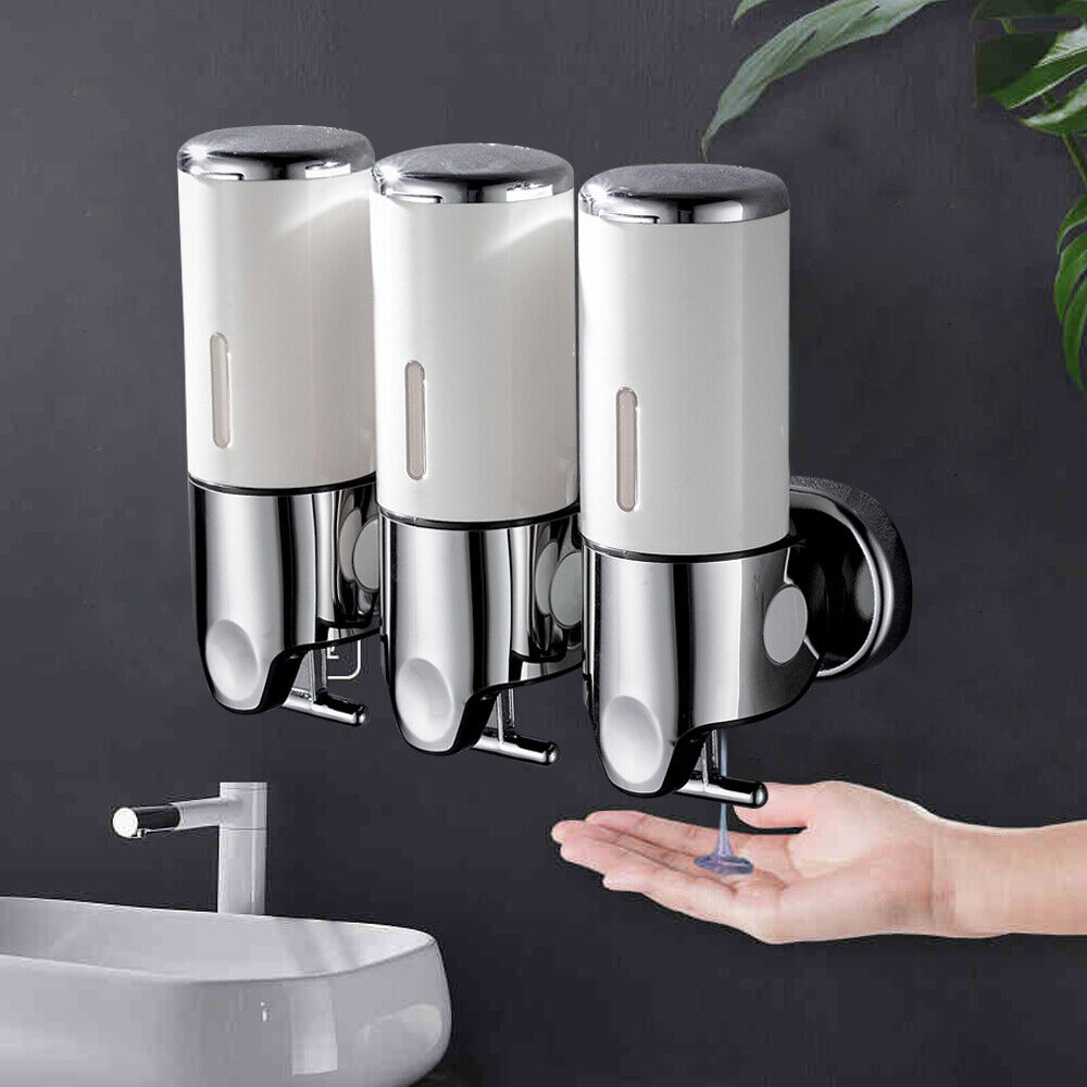 Kitcheniva Wall Mounted Bathroom Soap Shampoo Pump Dispenser