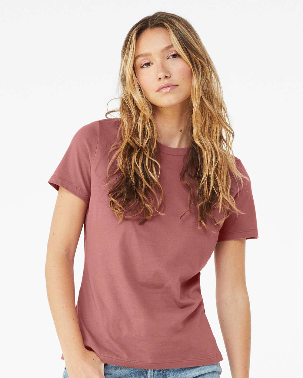 BELLA + CANVAS® Women's Relaxed Crewneck Short Sleeve Jersey T-Shirt