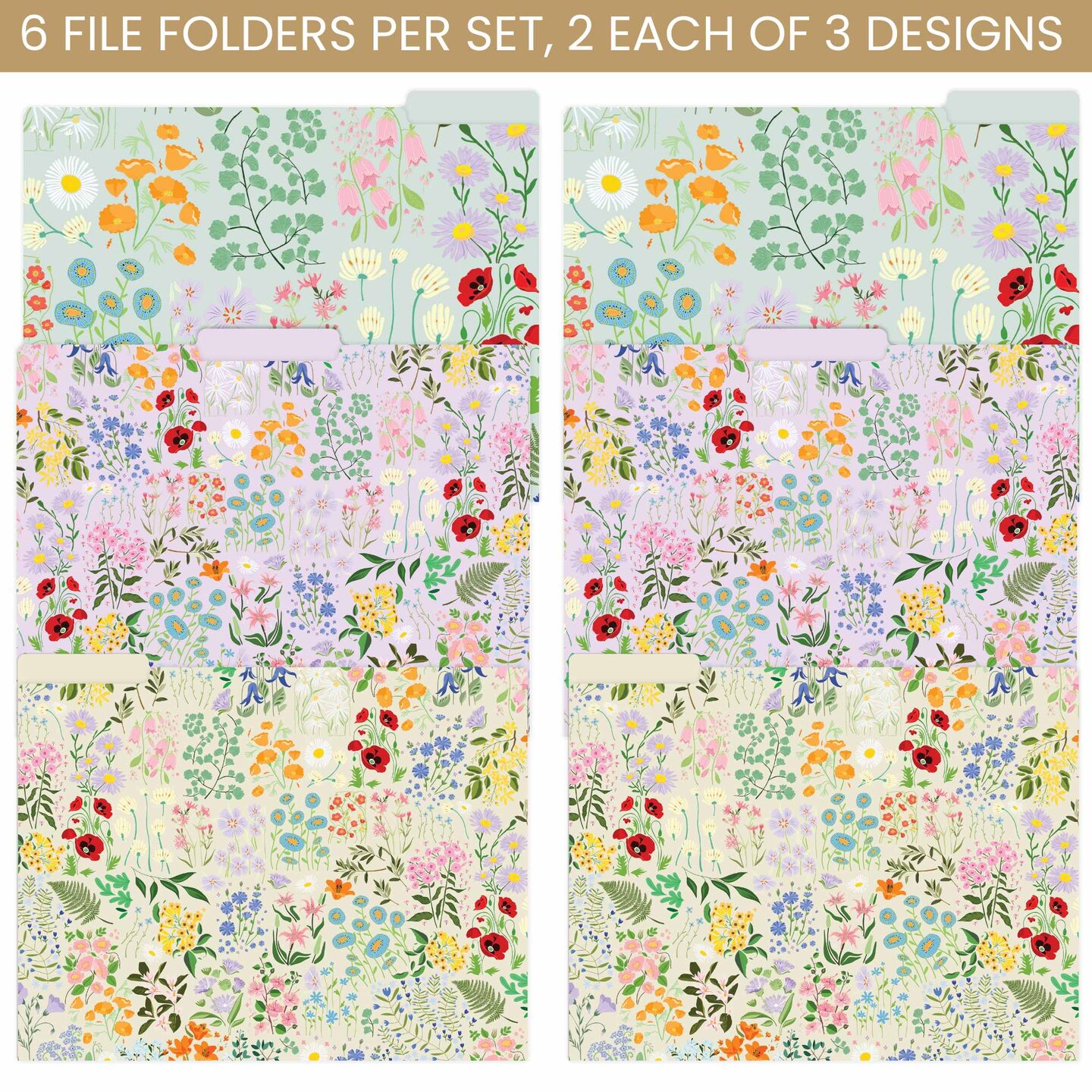 bloom daily planners File Folder Set, Garden Party