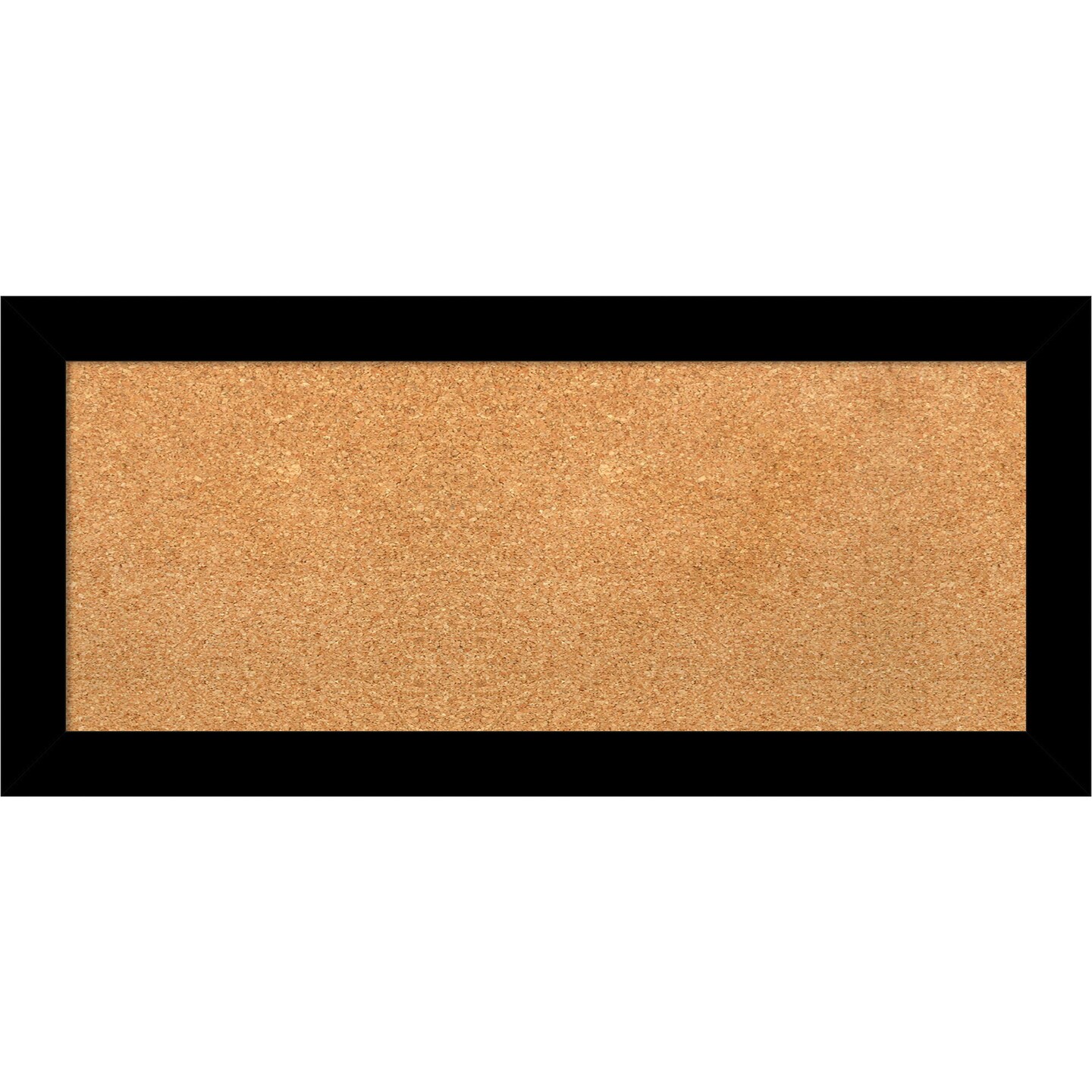 Brushed Framed Corkboard, Natural Cork