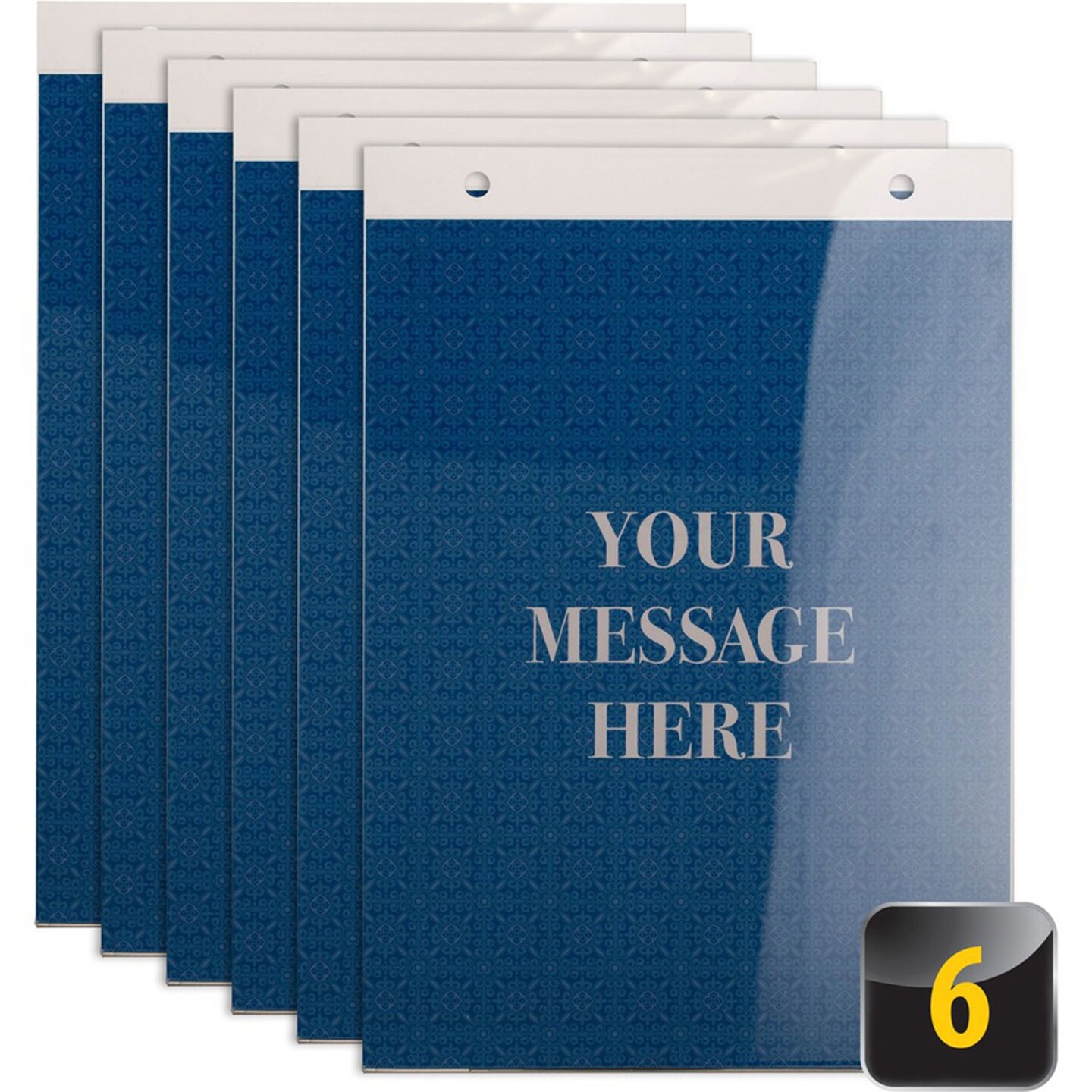 Officemate Horizontal Sign Holder, 6PK - 1 / Each - 11 Officemate Horizontal Sign Holder, 6PK - 1 / Each - 11