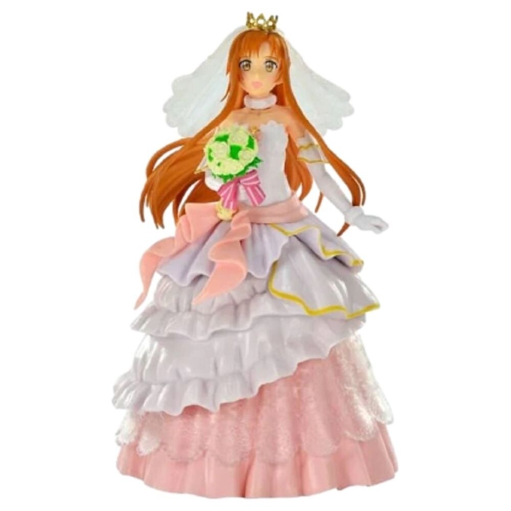 Exq Figure Sword Art Online Wedding Asuna Collectible Anime Statue 25Cm ...