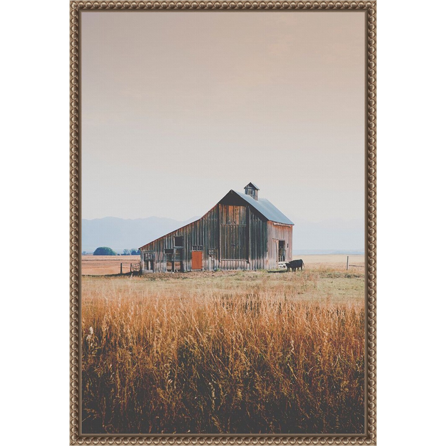Hand Raised by Annie Bailey Art Framed Canvas Wall Art