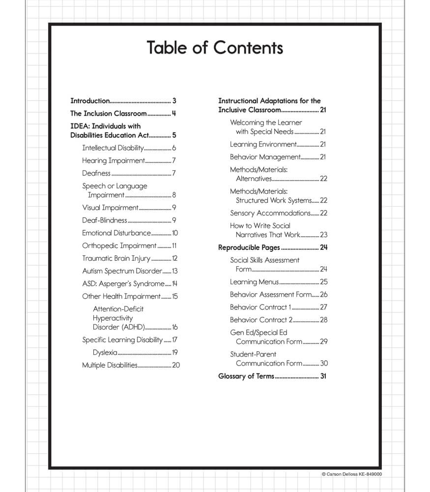 Carson Dellosa Essential Tips &#x26; Tools: Inclusion Classroom Resources, Flash Cards, Classroom Tips, and Resource Guide Book, For Special Learners of All Grade Levels, PreK+ (91 pc) Classroom Kit