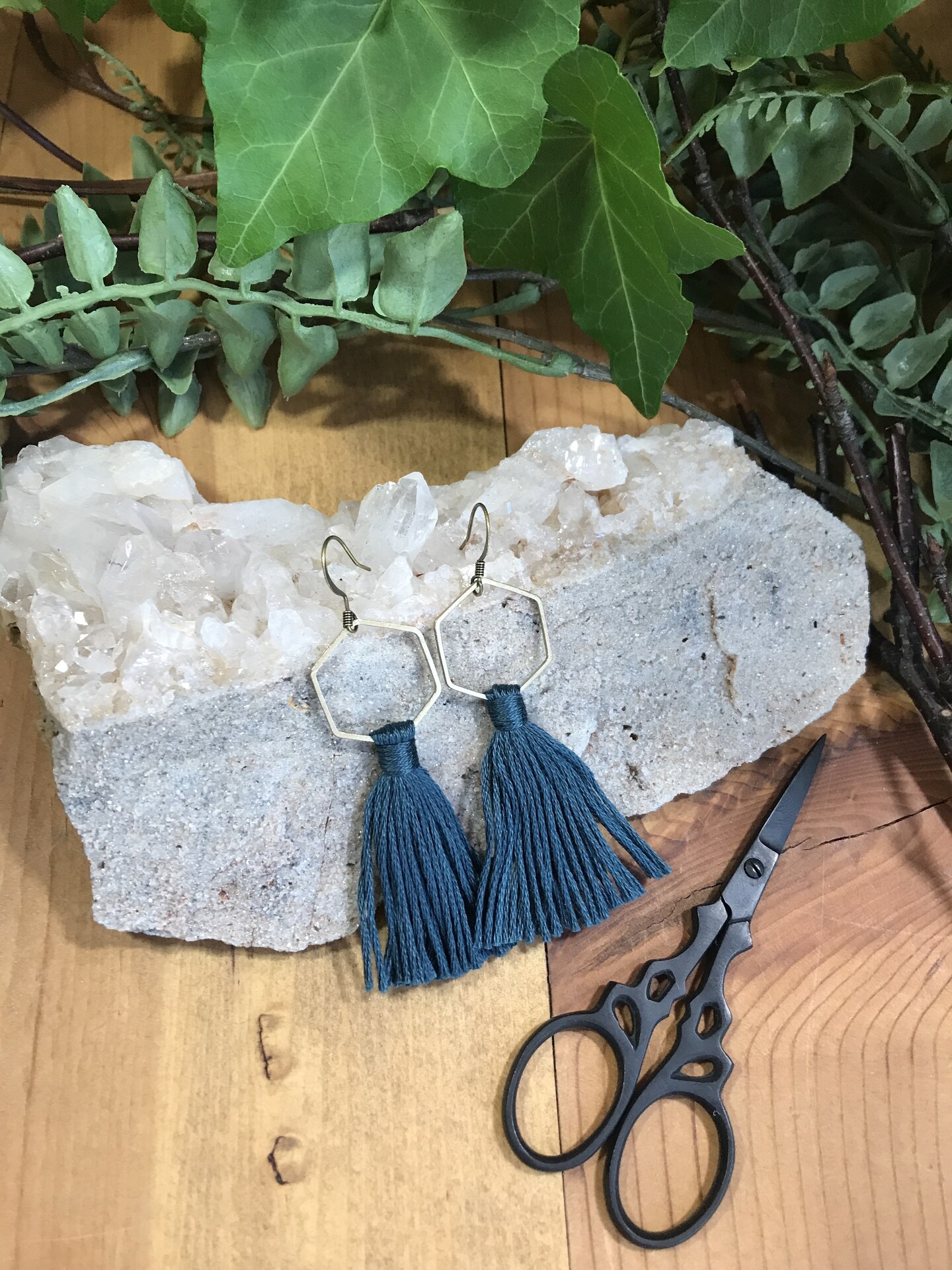DIY Tassel Earring Kit - Hexagon