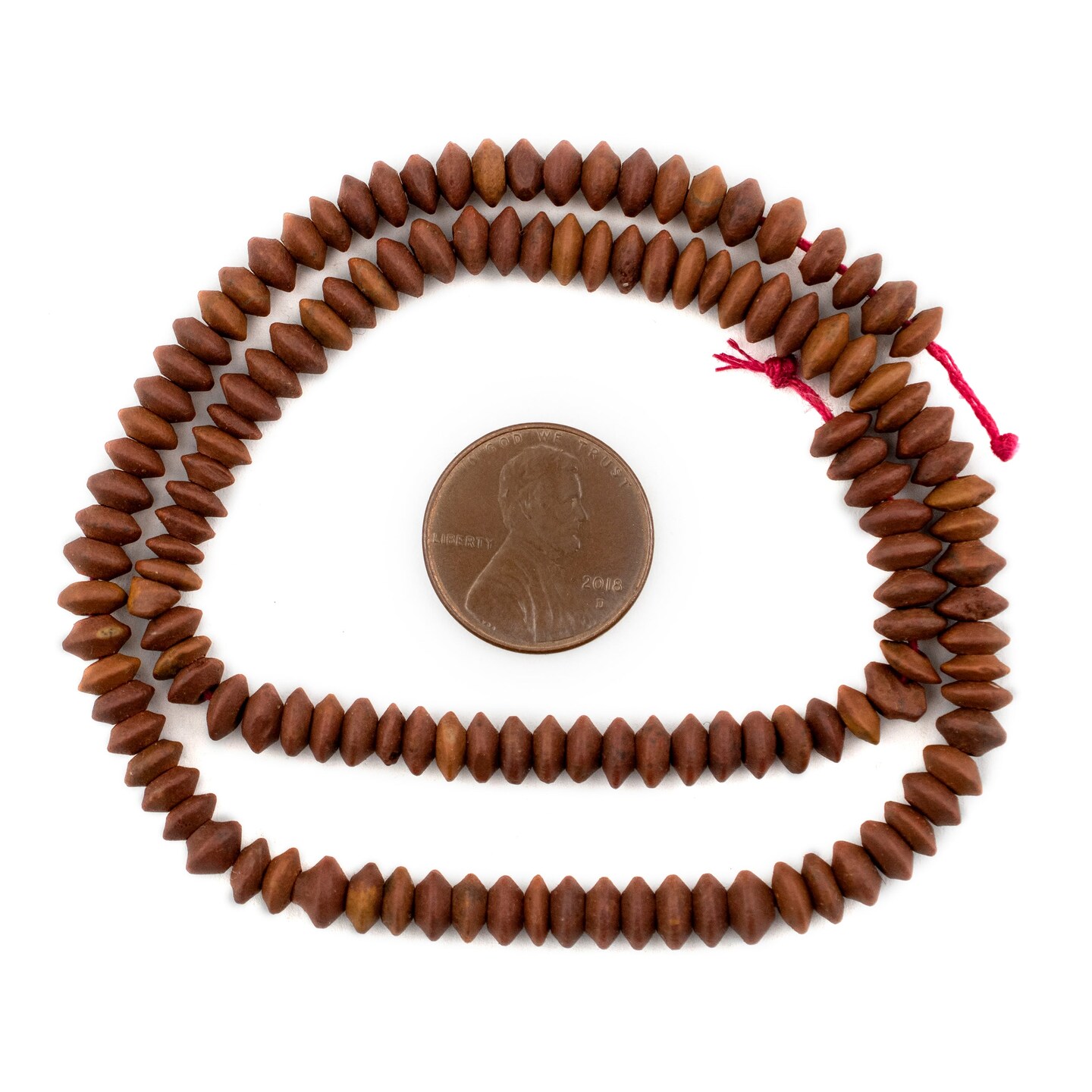 TheBeadChest Brown Jade Saucer Beads 5mm Afghanistan Gemstone 15 Inch Strand