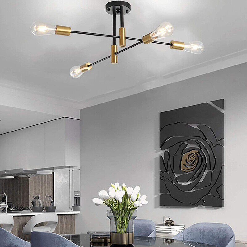 Kitcheniva Sputnik Flush Mount Pendant Light Chandelier