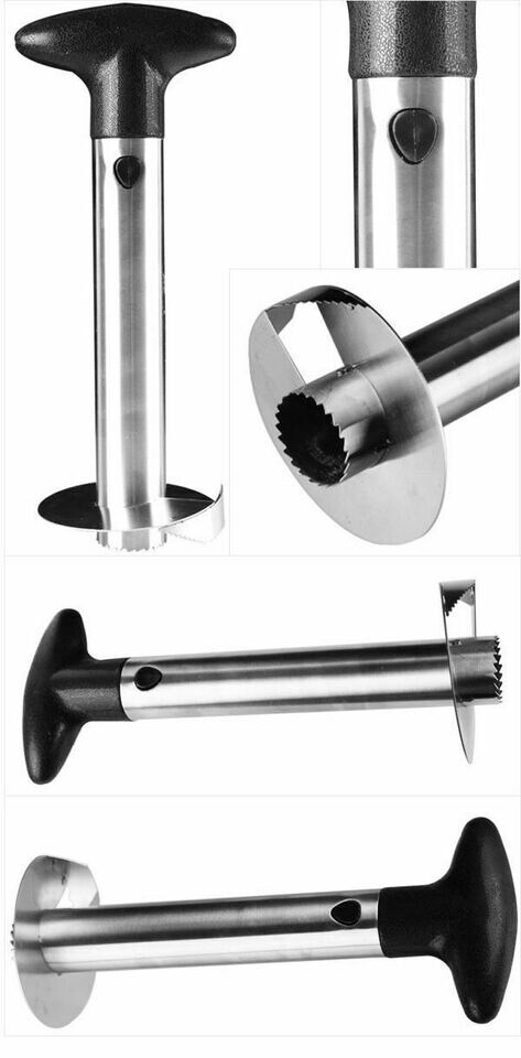 New Stainless Steel Fruit Pineapple Peeler Corer Slicer Kitchen Tool
