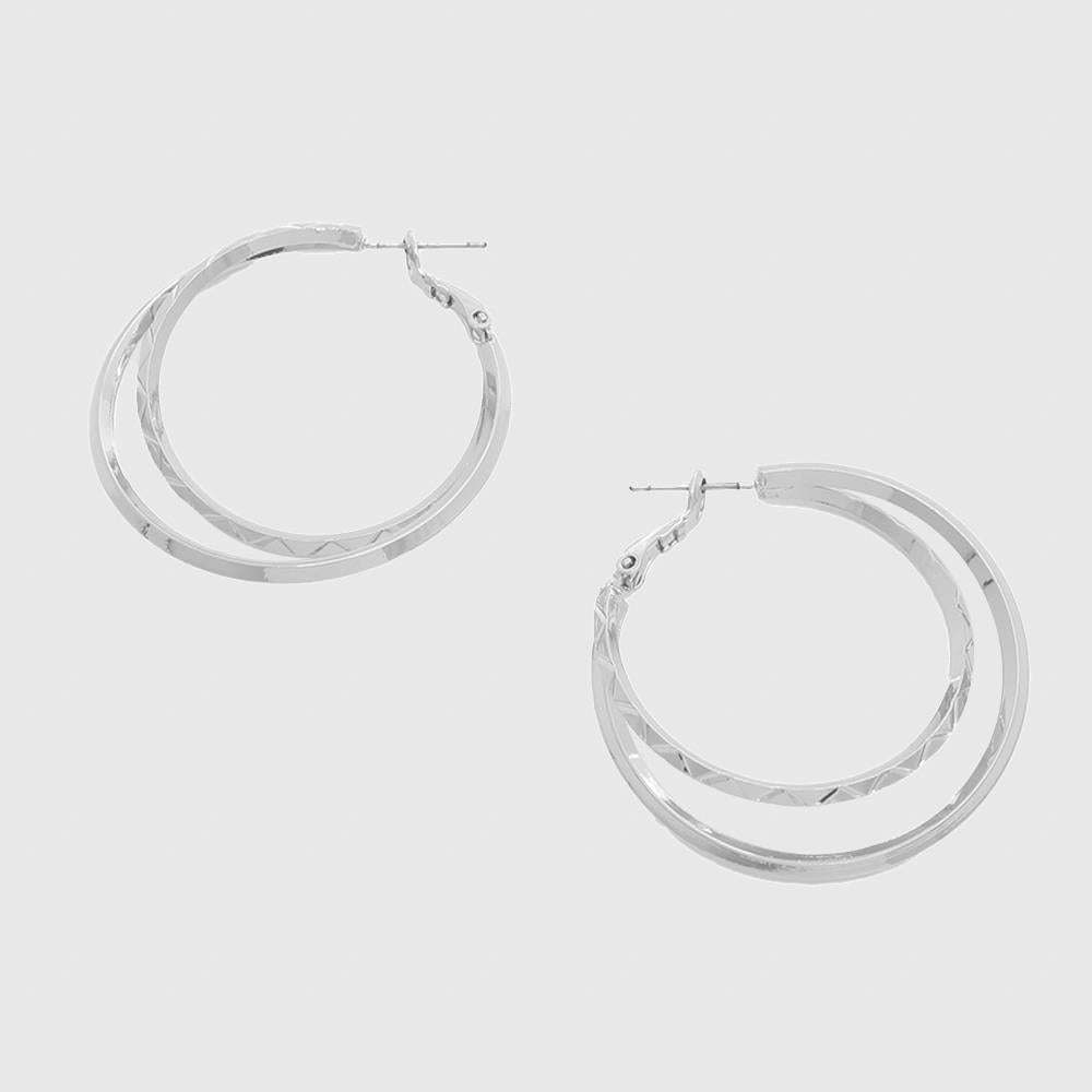 Metal Double Hoop Earring Michaels