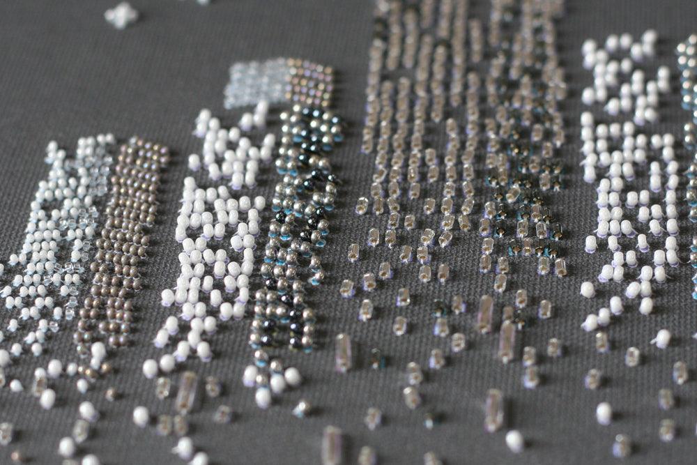 Bead Embroidery Kit - The glitter of the night lights