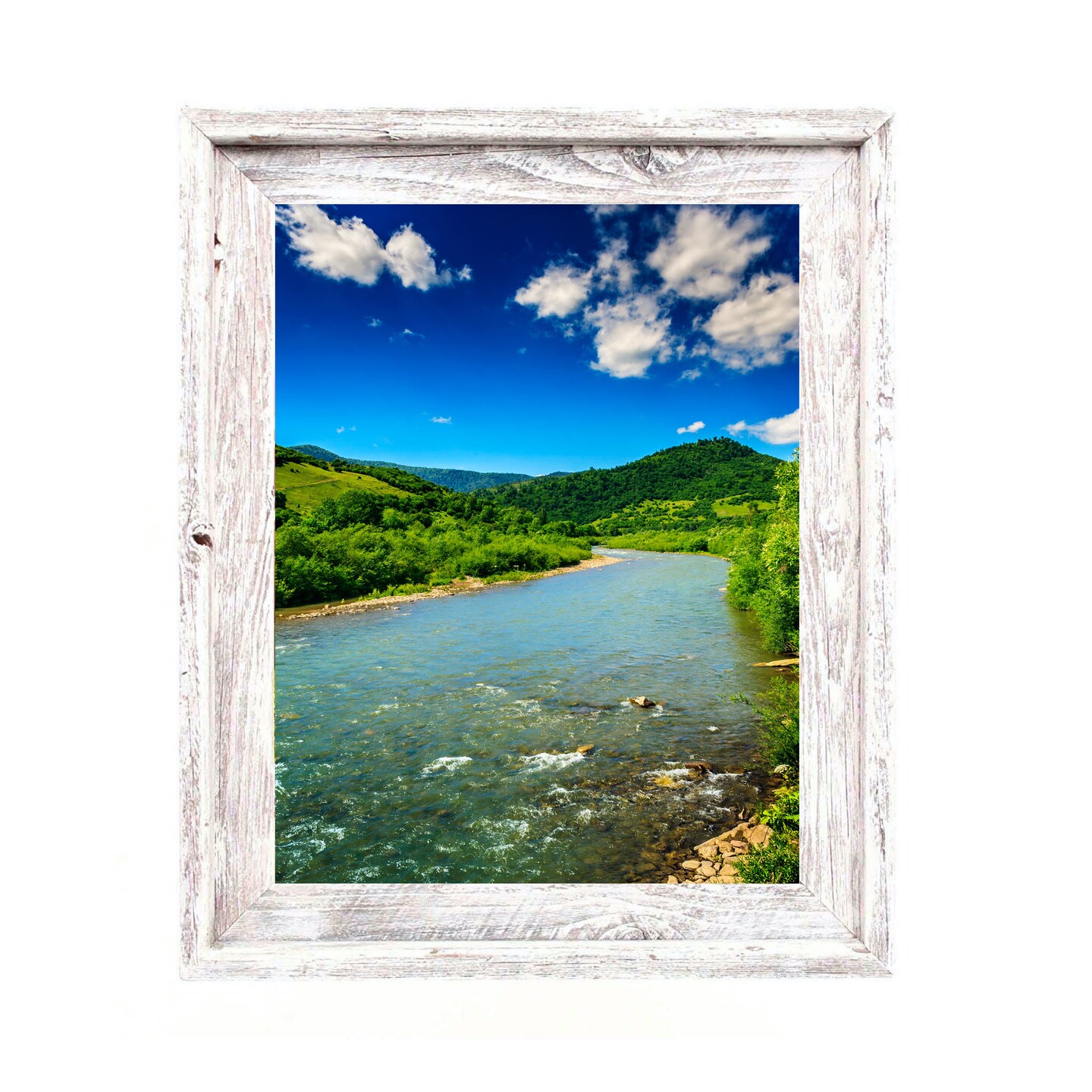 Rustic Farmhouse Signature Series 12 in. x 16 in. Reclaimed Wood Picture Frame