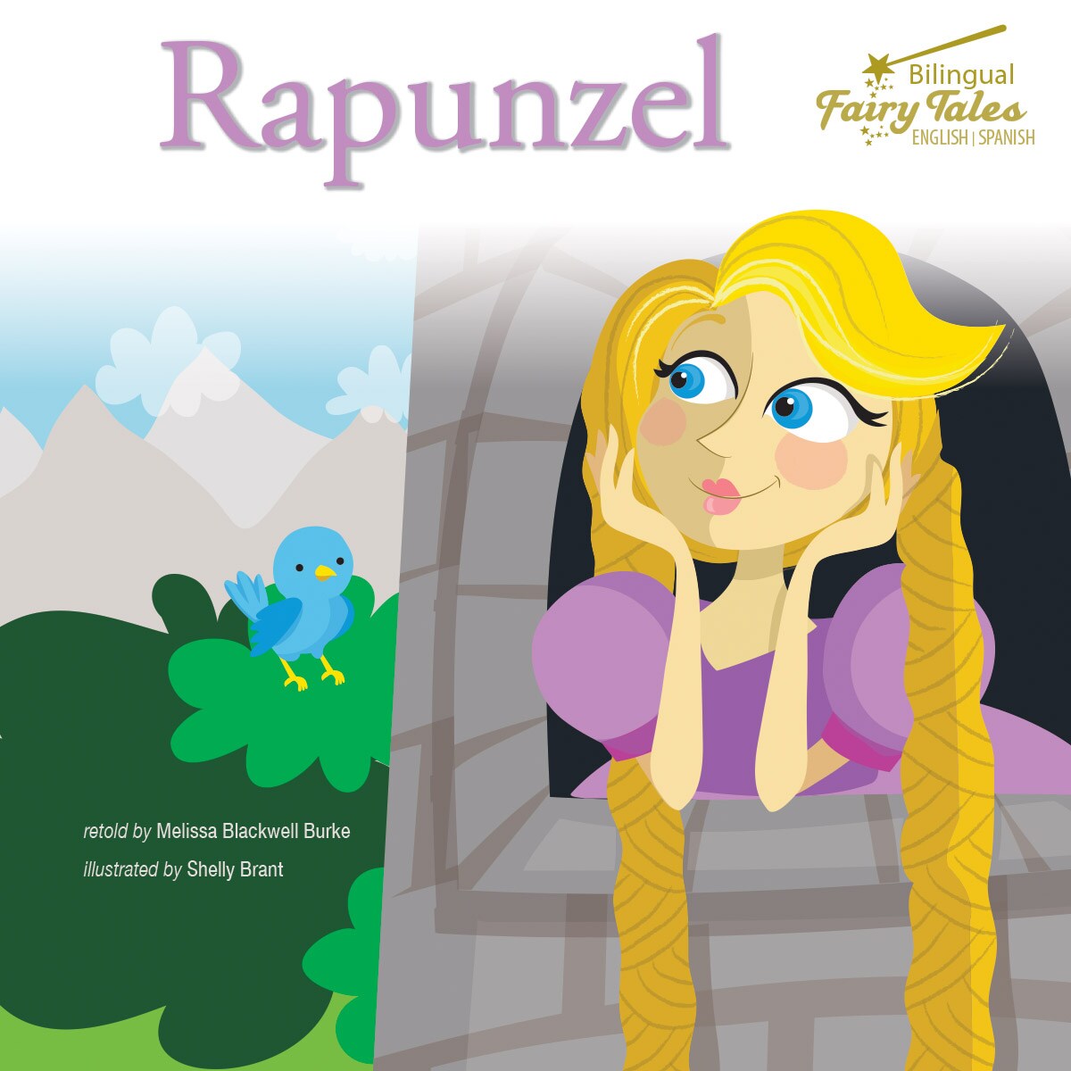Rourke Educational Media Bilingual Fairy Tales Rapunzel Reader