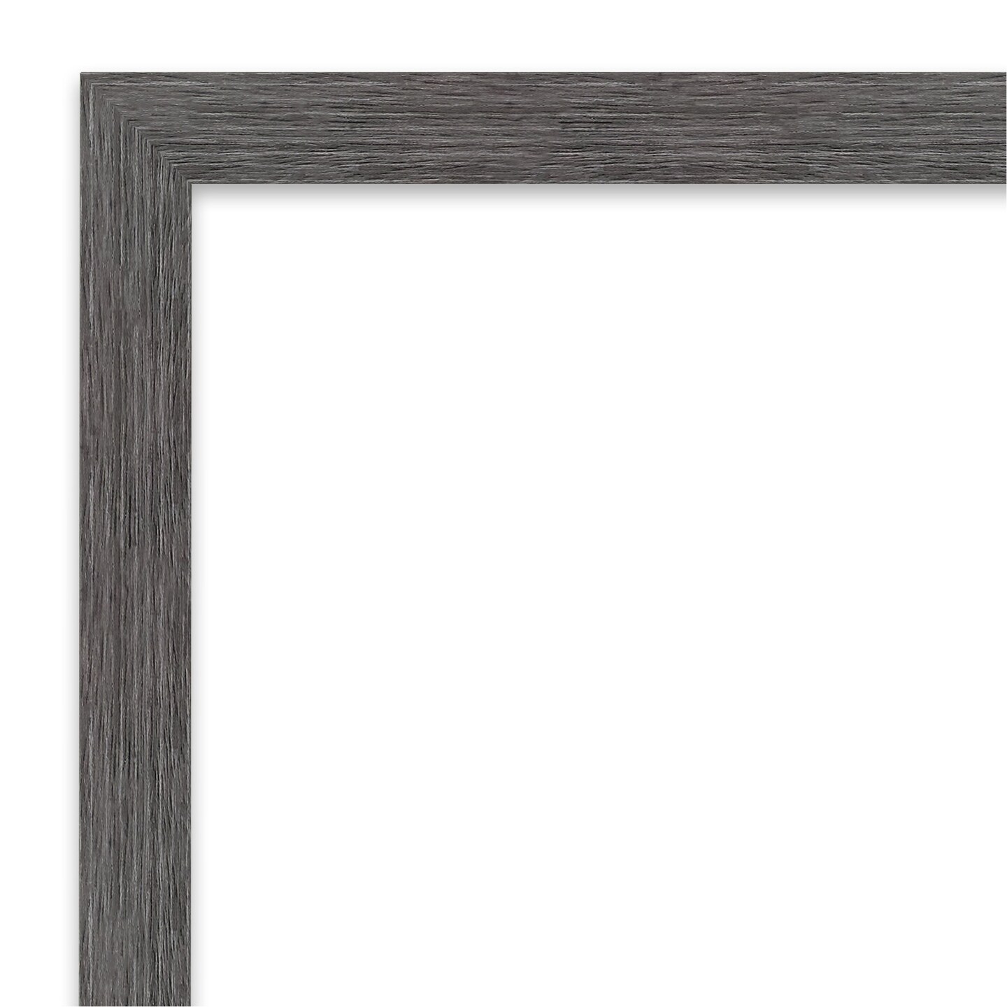 Pinstripe Plank Grey Thin Framed Corkboard, Grey Cork
