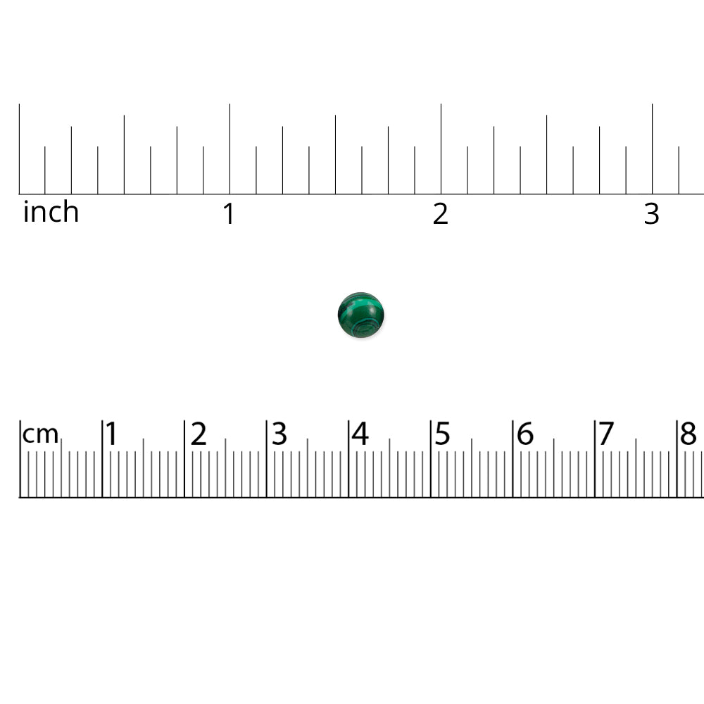 VALUED Synthetic Malachite Round Beads 6mm (16&#x22; Strand)