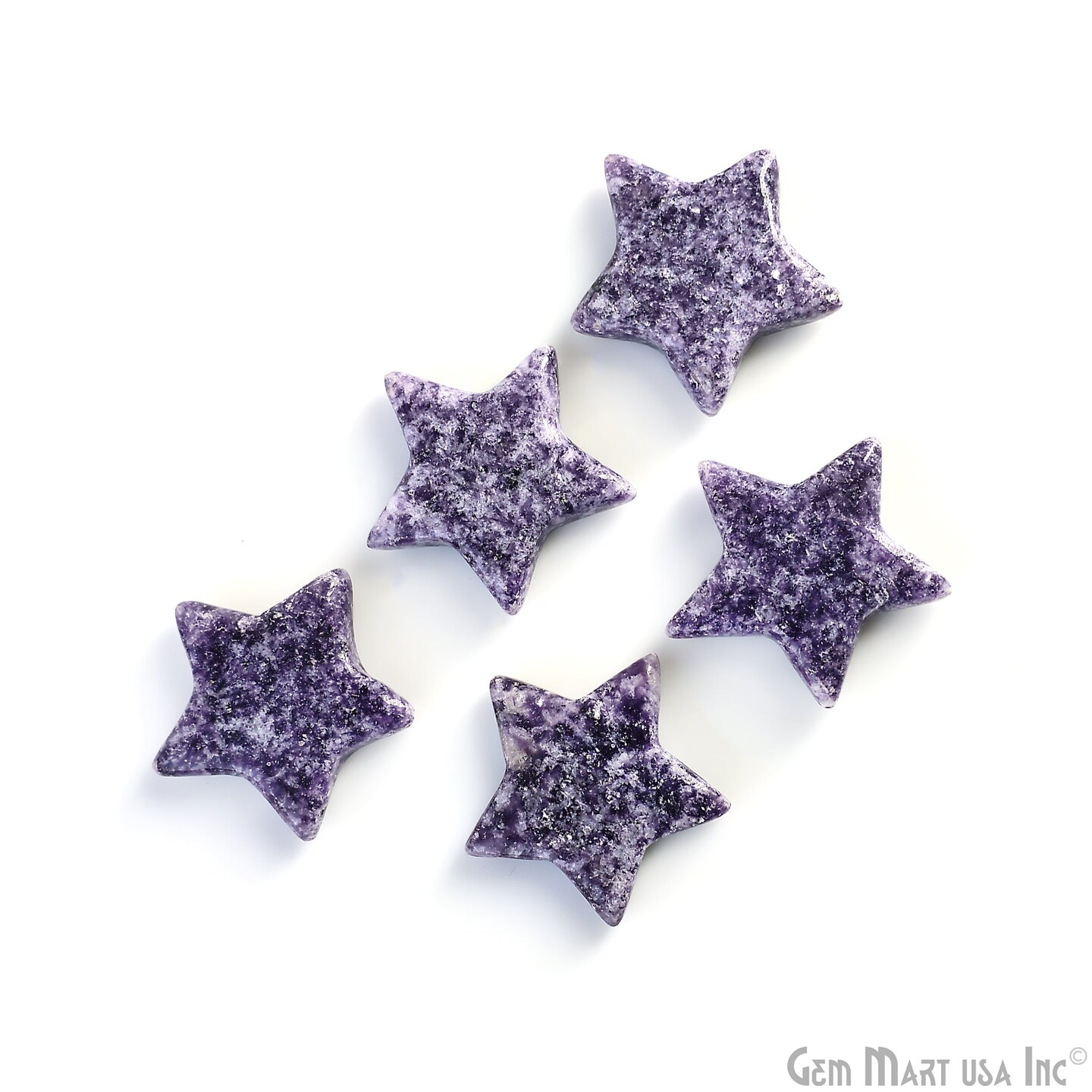 Star Crystal Gemstone, Natural Healing Star Gems, Pocket Sized DIY Gems, Home Décor Accents, 30mm, GemMartUSA (14302)
