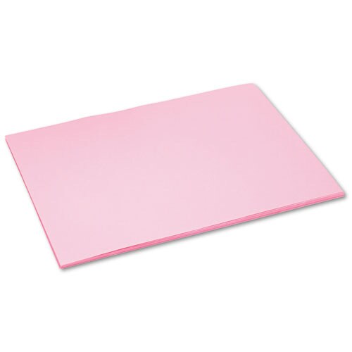 Riverside Paper Construction Paper, 76 lbs., 18 x 24, Pink, 50 Sheets/Pack
