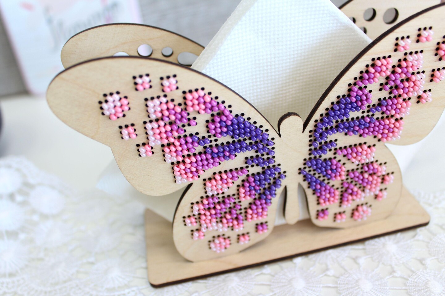 Butterfly. Napkin Holder O-043