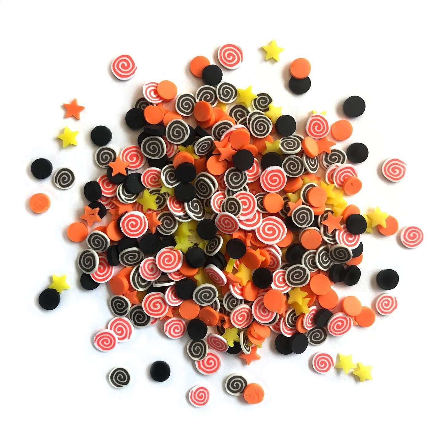 Buttons Galore and More Sprinkletz - Tiny Polymer Clay Embellishments - Halloween Bundle 60 grams