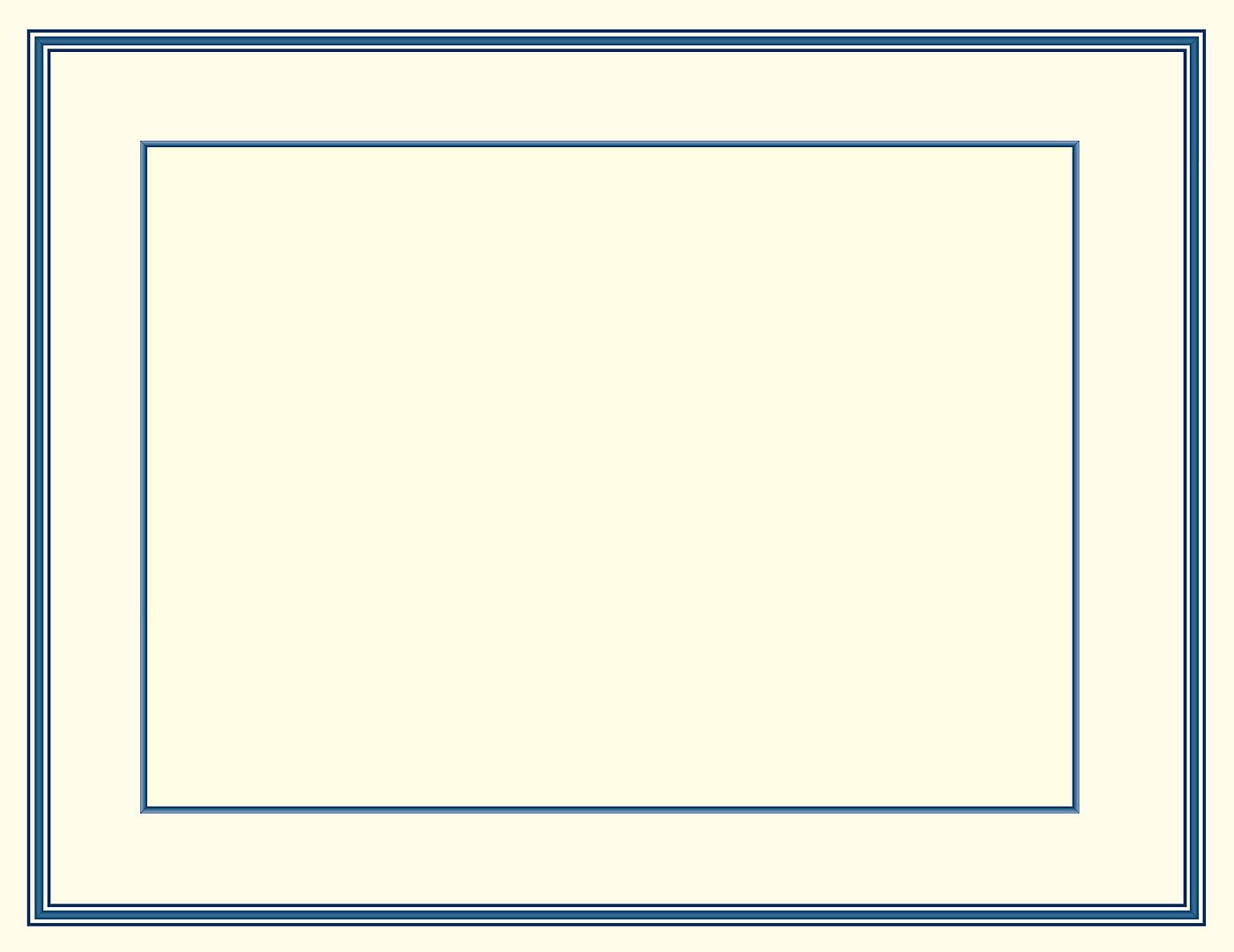 Great Papers! Certificate, Navy Embossed Border on Ivory Paper, 8.5" x 11", Printer Compatible, 25 sheets