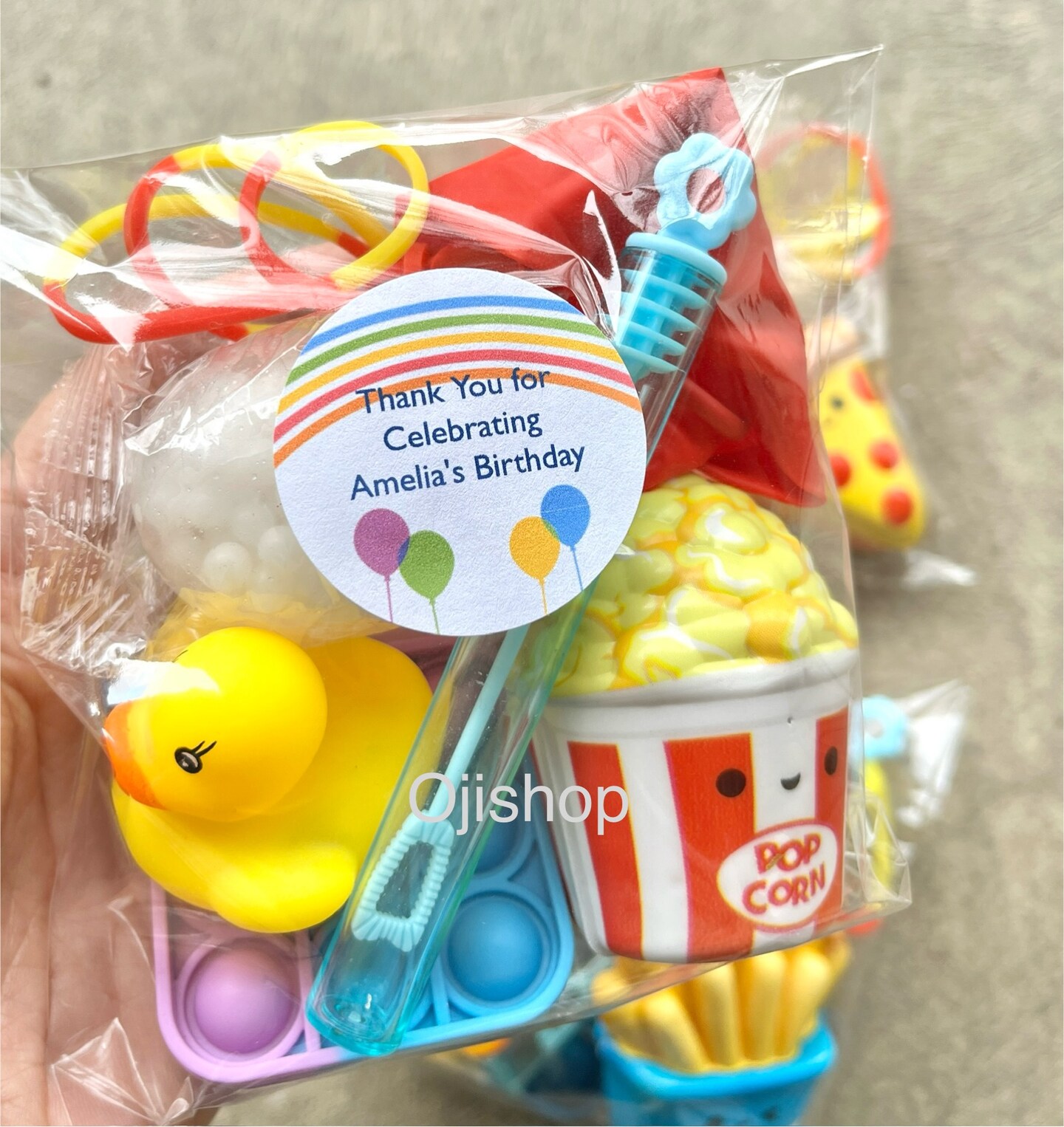 10 Birthday Party Squishy Favor Pack, Fidget Favors, Squish Pack ...