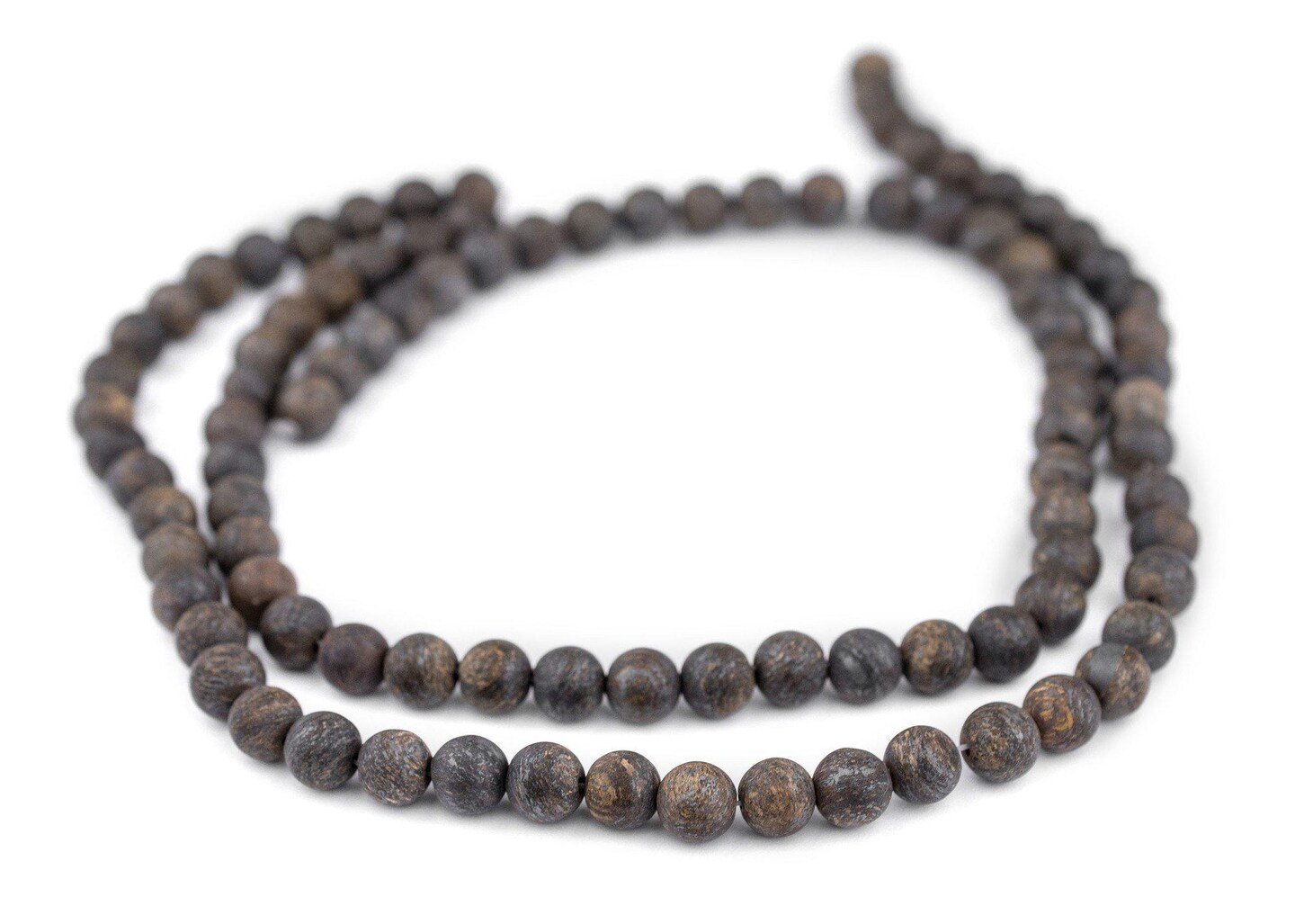 TheBeadChest Matte Round Bronzite Beads (8mm): Organic Gemstone Round Spherical Energy Stone Healing Power Crystal for Jewelry Bracelet Mala Necklace Making