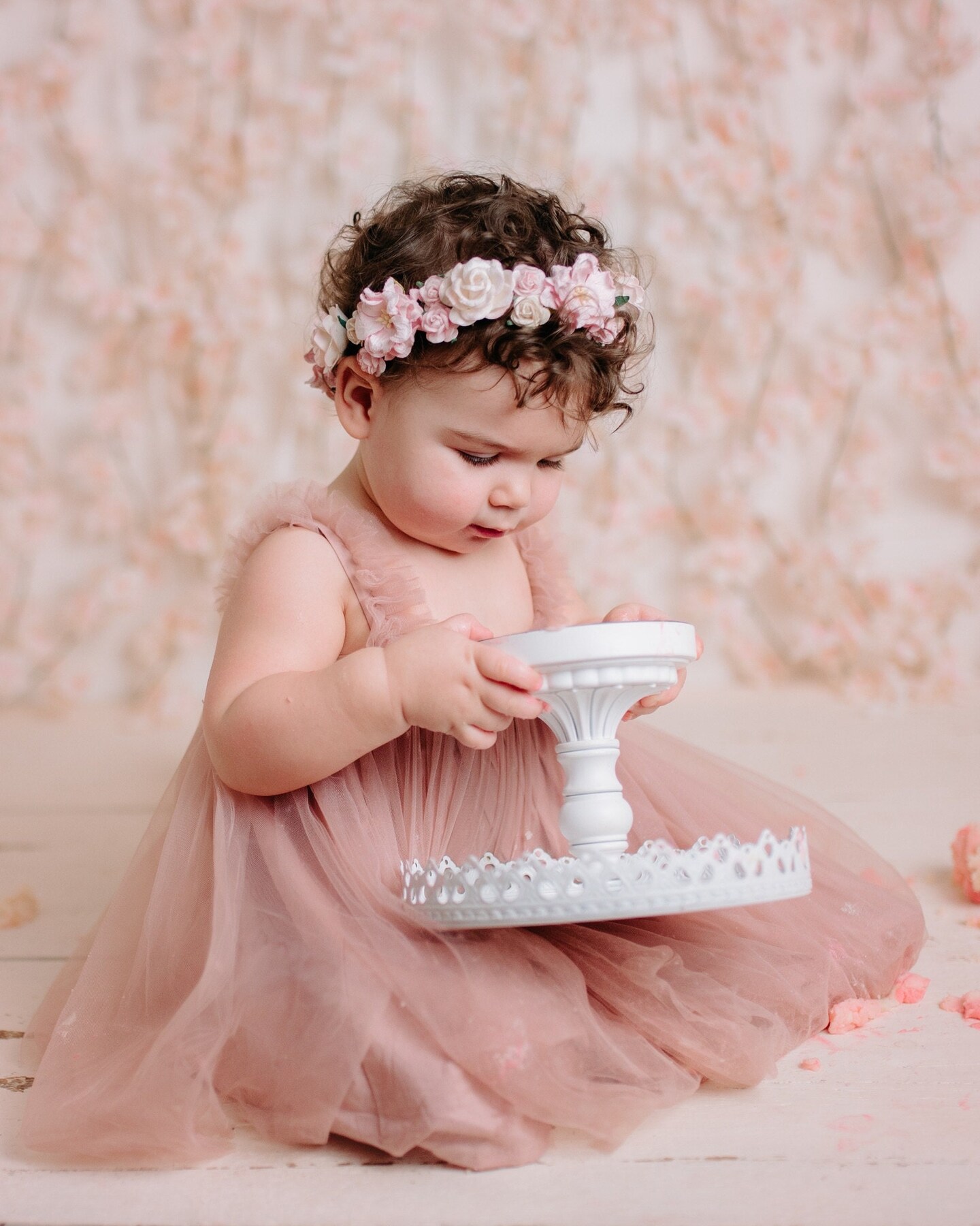 Pink Flower Crown Baby Flower Crown Flower Girl Crown Toddler Flower Crown Newborn Flower Crown Baby Headband Toddler Floral Crown MakerPlace by Michaels