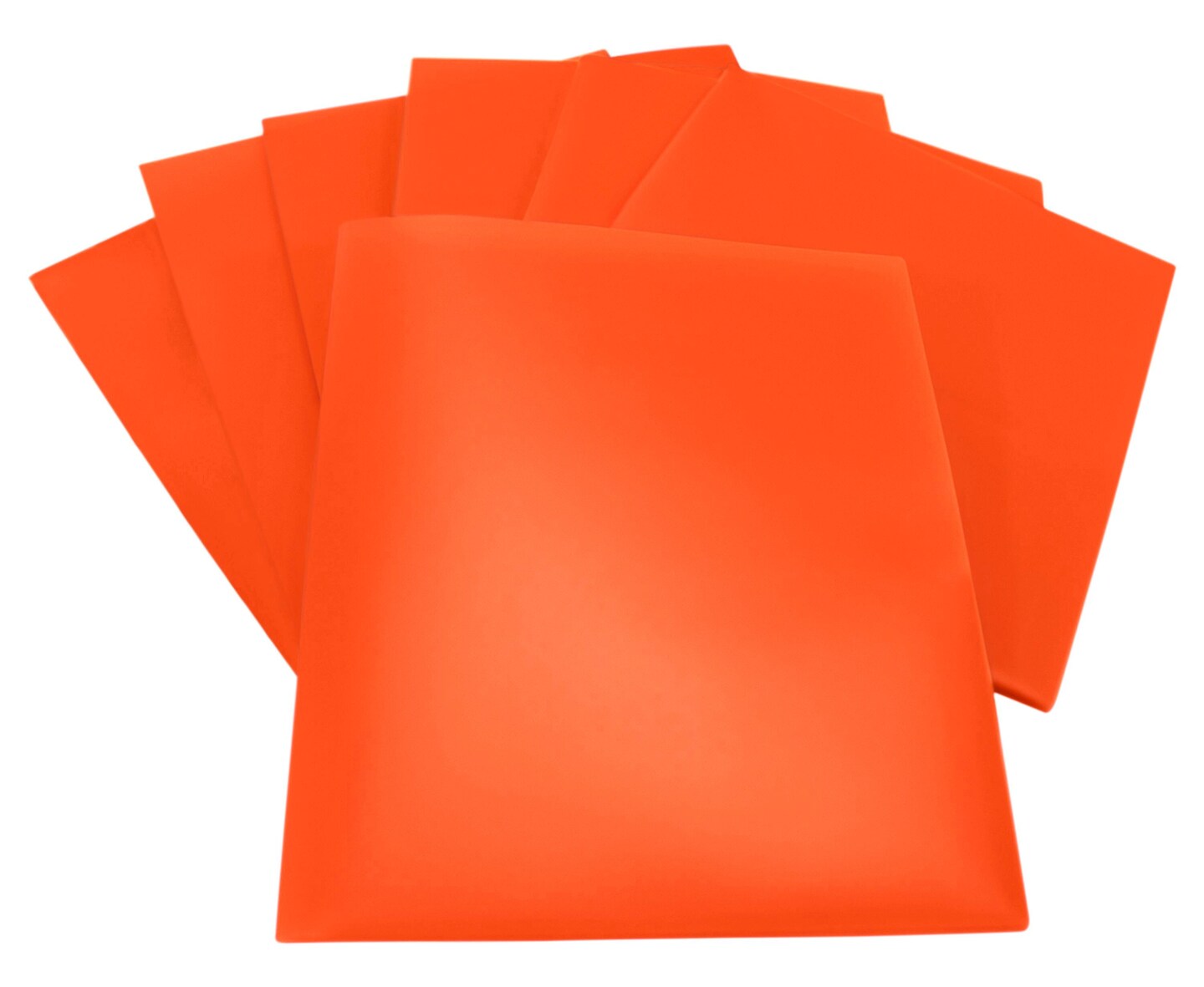 School Smart 2-Pocket Poly Folders, Pack of 25
