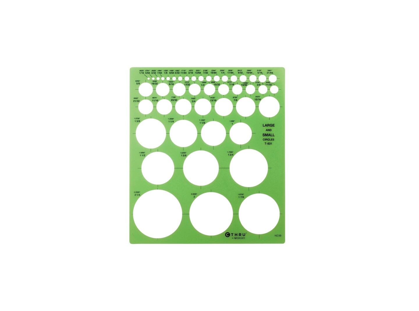 Westcott Circles Template, 45 Circles, Pack of 3 | Michaels