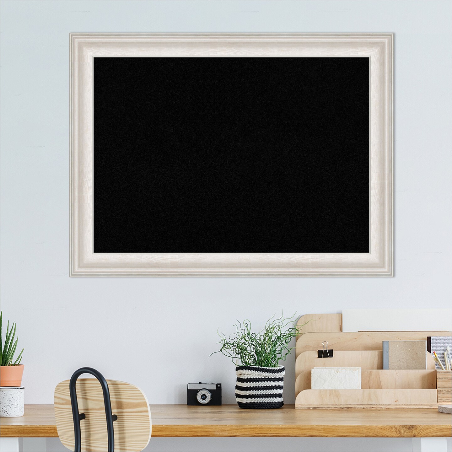Trio Framed Corkboard, Black Cork