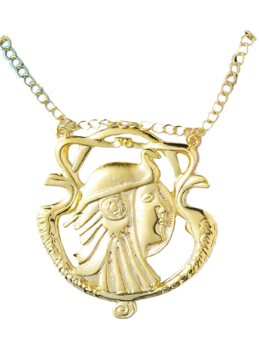 Ancient Egyptian Pharaoh King Necklace Pendant Costume Accessory