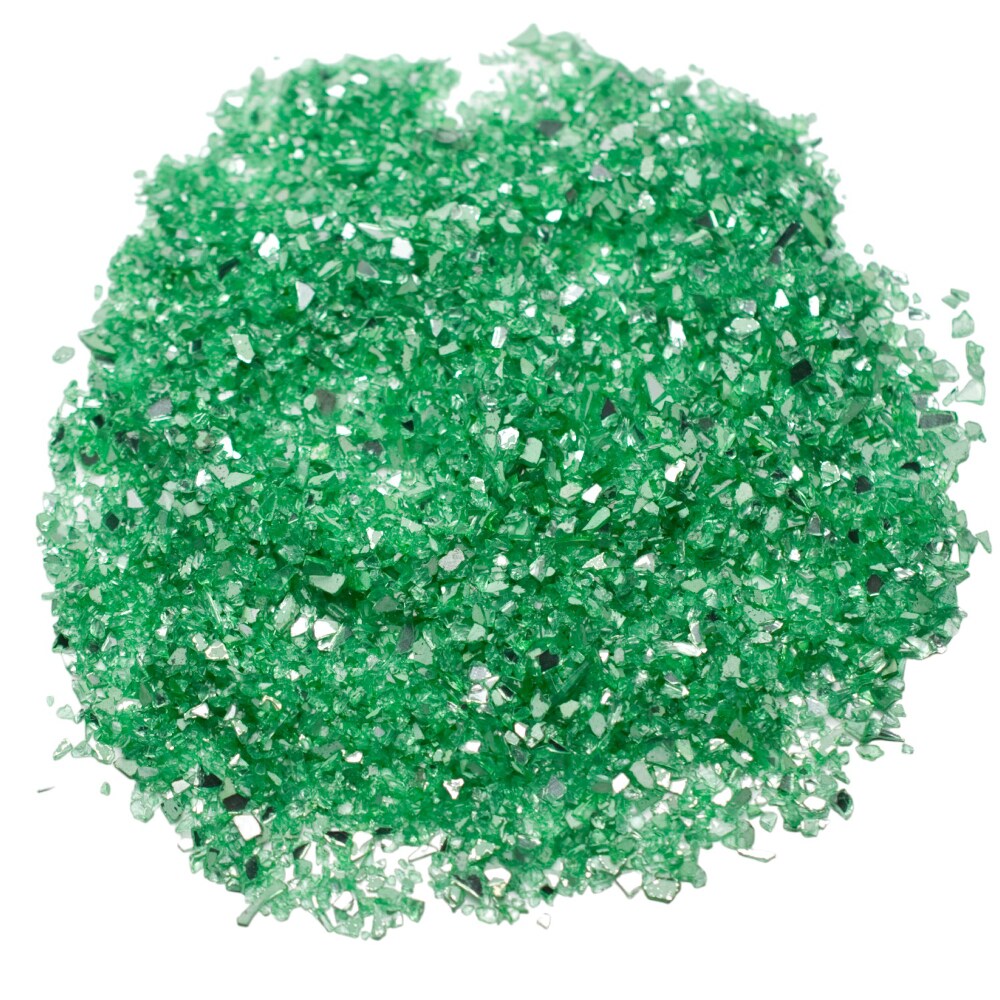 Green Apple Reflective Crushed Glass