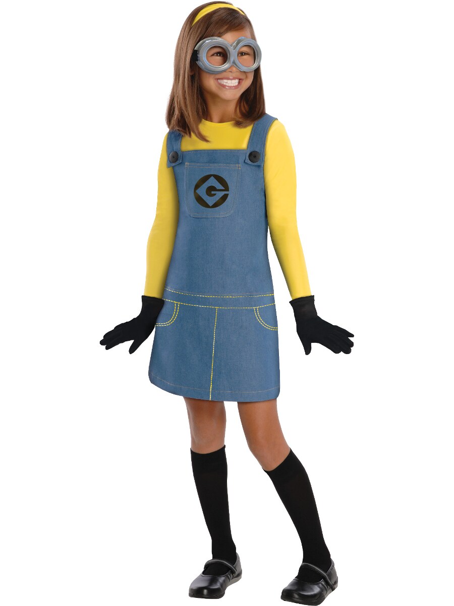 Childs Girls Despicable Me 2 Female Minion Costume