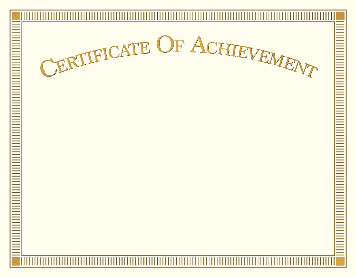 Great Papers! Certificate with Gold Foil, Certificate of Achievement, 8.5&#x22; x 11&#x22;, Printer Compatible, 15 sheets