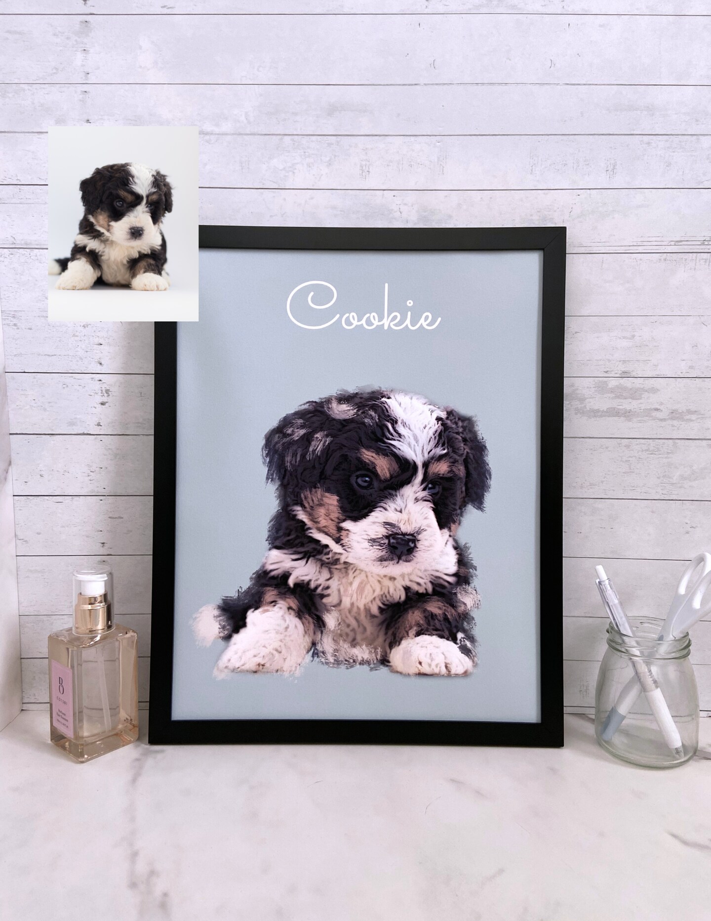 Custom Pet Portrait For Pet Lover Using Photo Personalized Horse ...