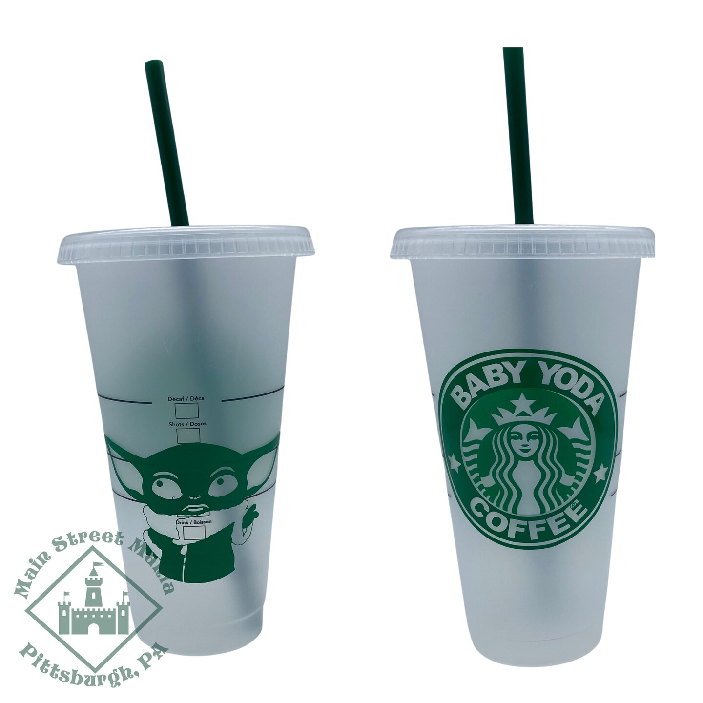 Baby Yoda Coffee Starbucks Tumbler Personalized Disney Star Wars product 2