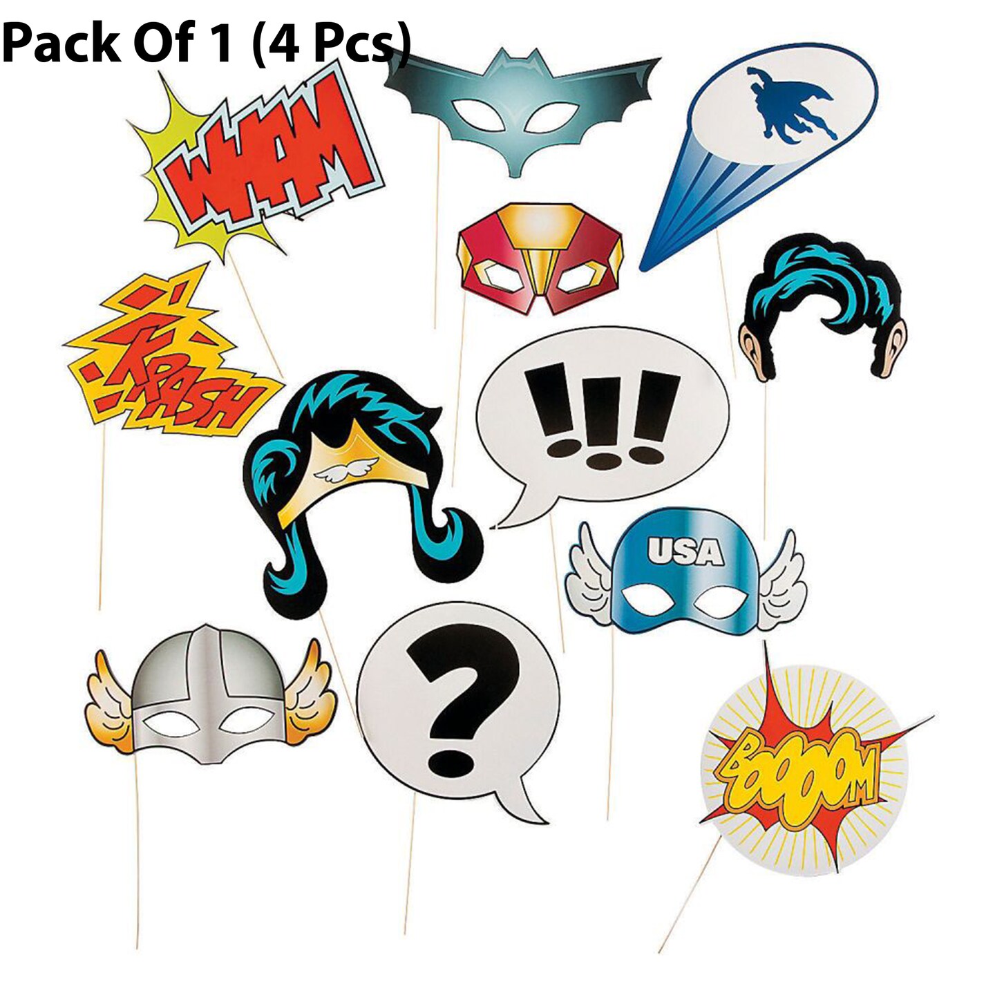 Photo Booth Stick Prop 12 inches to 15 inches long | Best Style with Unique and Trendy Stick Props | RAHEEV®