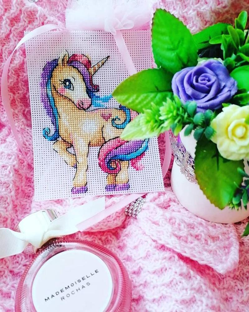 Magic Unicorn P-317 / SR-317 Plastic Canvas Counted Cross Stitch Kit