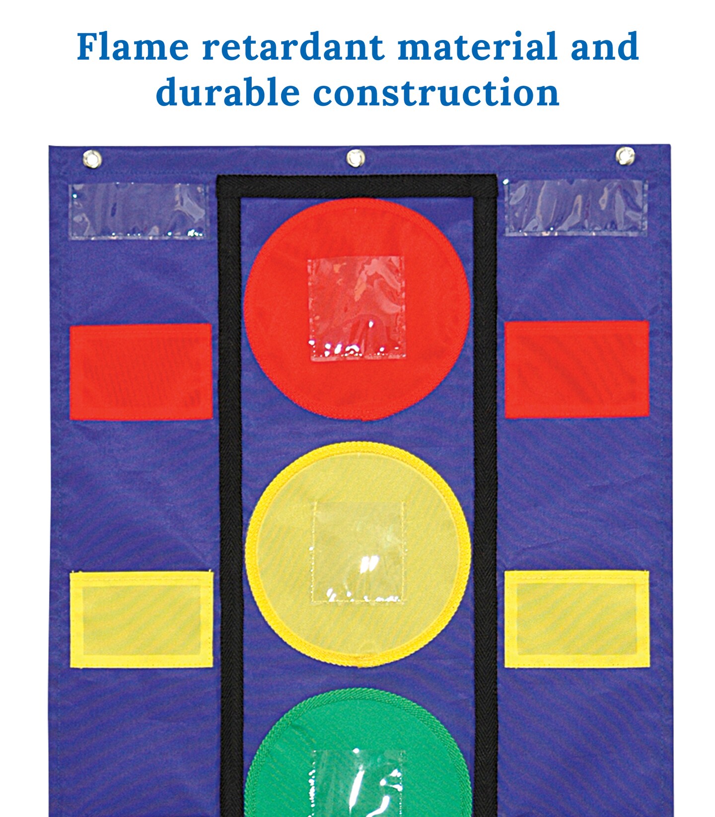 Carson Dellosa 26&#x22; x 19.75&#x22; Stoplight Behavior Pocket Chart for Classroom, Behavioral Learning Tool With 30 Dry-Erase Student Sticks and Pockets for Homeschool or Classroom Behavior Management