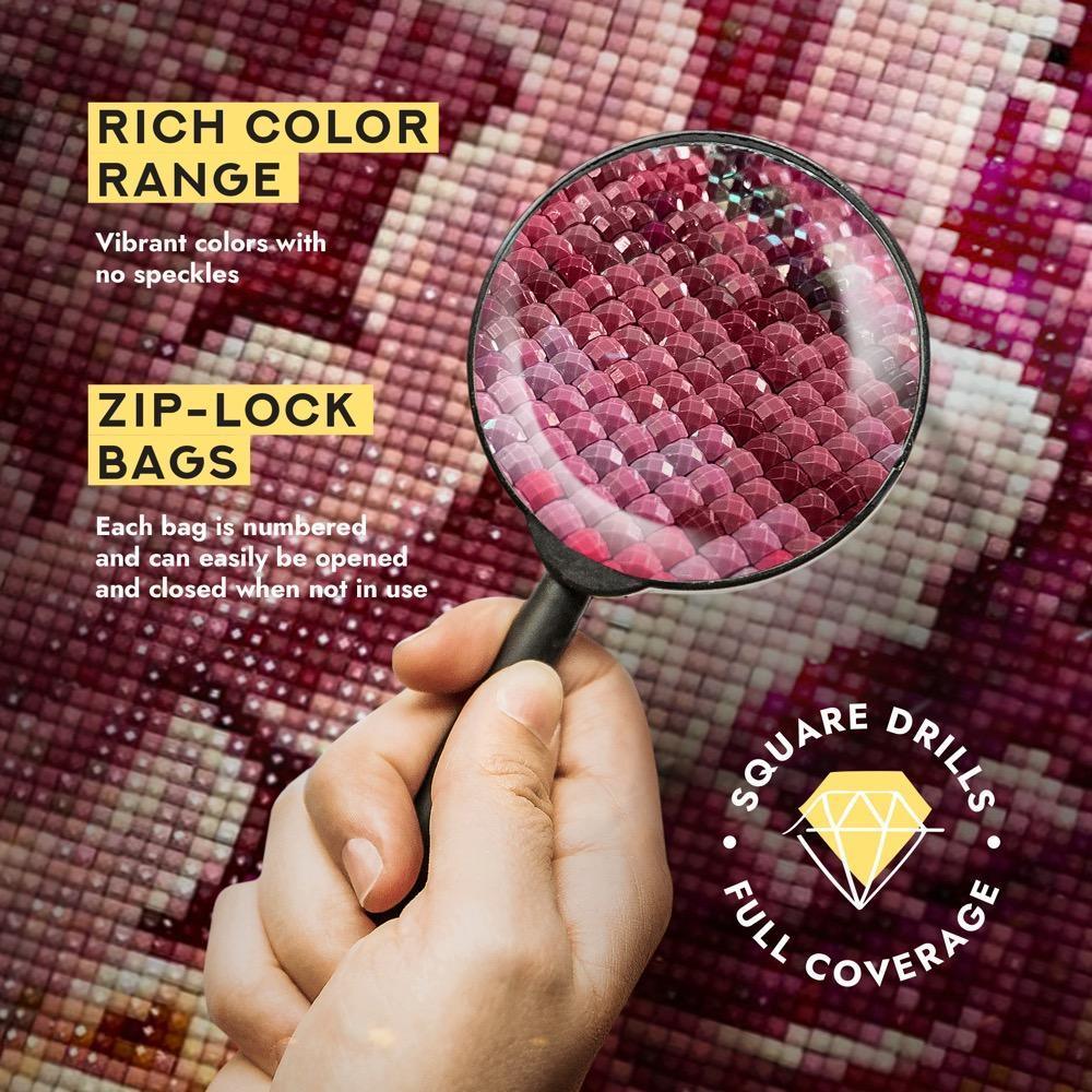 Garden Rose CS2308 19.7 x 15.8 inches Crafting Spark Diamond Painting Kit