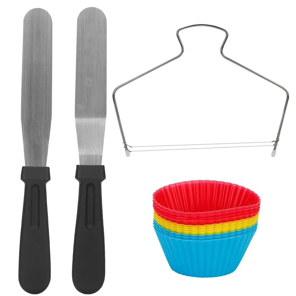 108 Pcs Cake Turntable Cake Stand Cake Decorating Supplies Kit Baking Tools