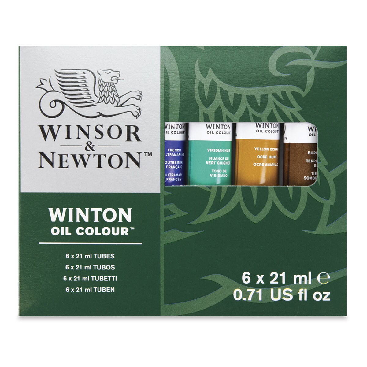 Winsor &#x26; Newton Winton Oil Colors - Introductory Set, Set of 6 colors, 21 ml tubes