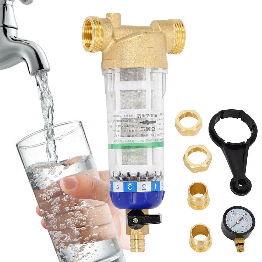 Kitcheniva Reusable Spin Down Sediment Water Filter System