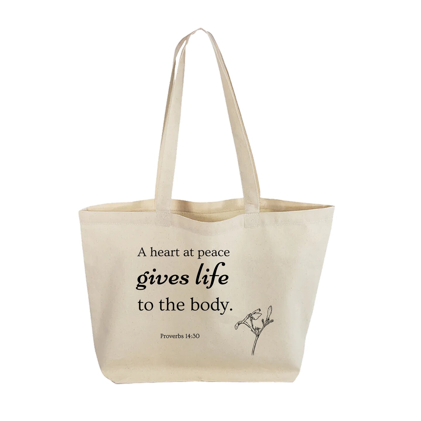 Blessed Simplicity Christian Tote Bags
