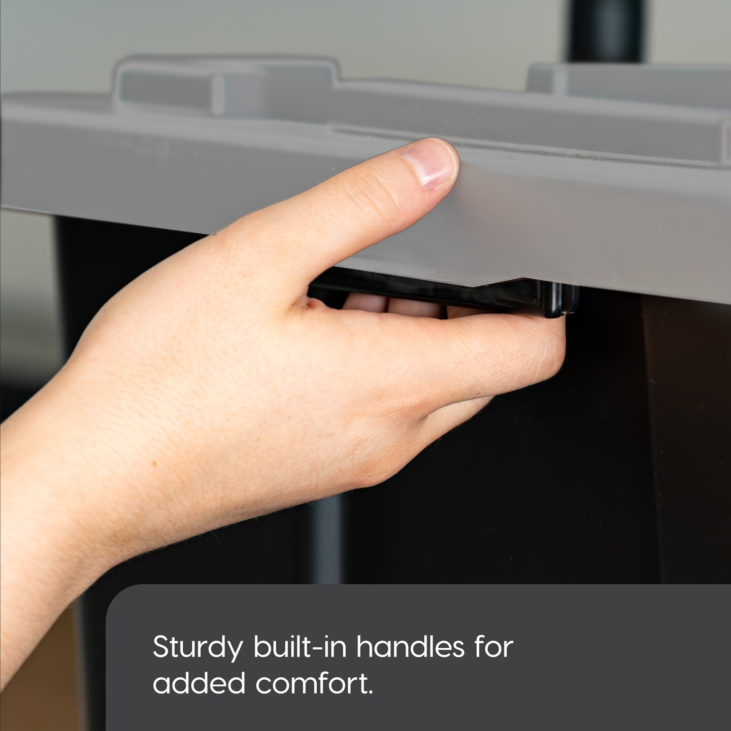 IRIS USA 27Gal Heavy-Duty Storage Plastic Bin Tote Container for Garage with Durable Lid