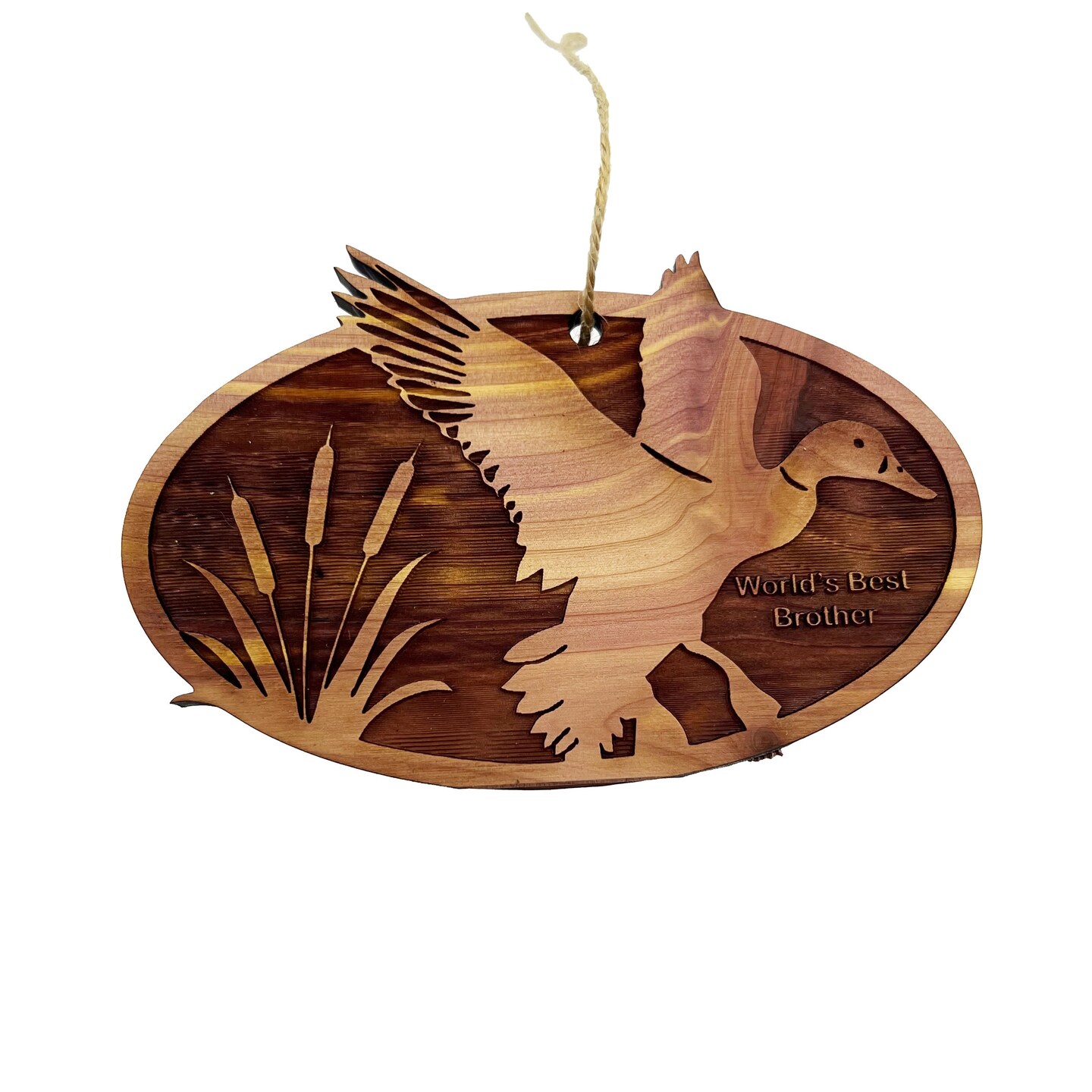 Flying Duck - Cedar Ornament Flying Duck - Cedar Ornament