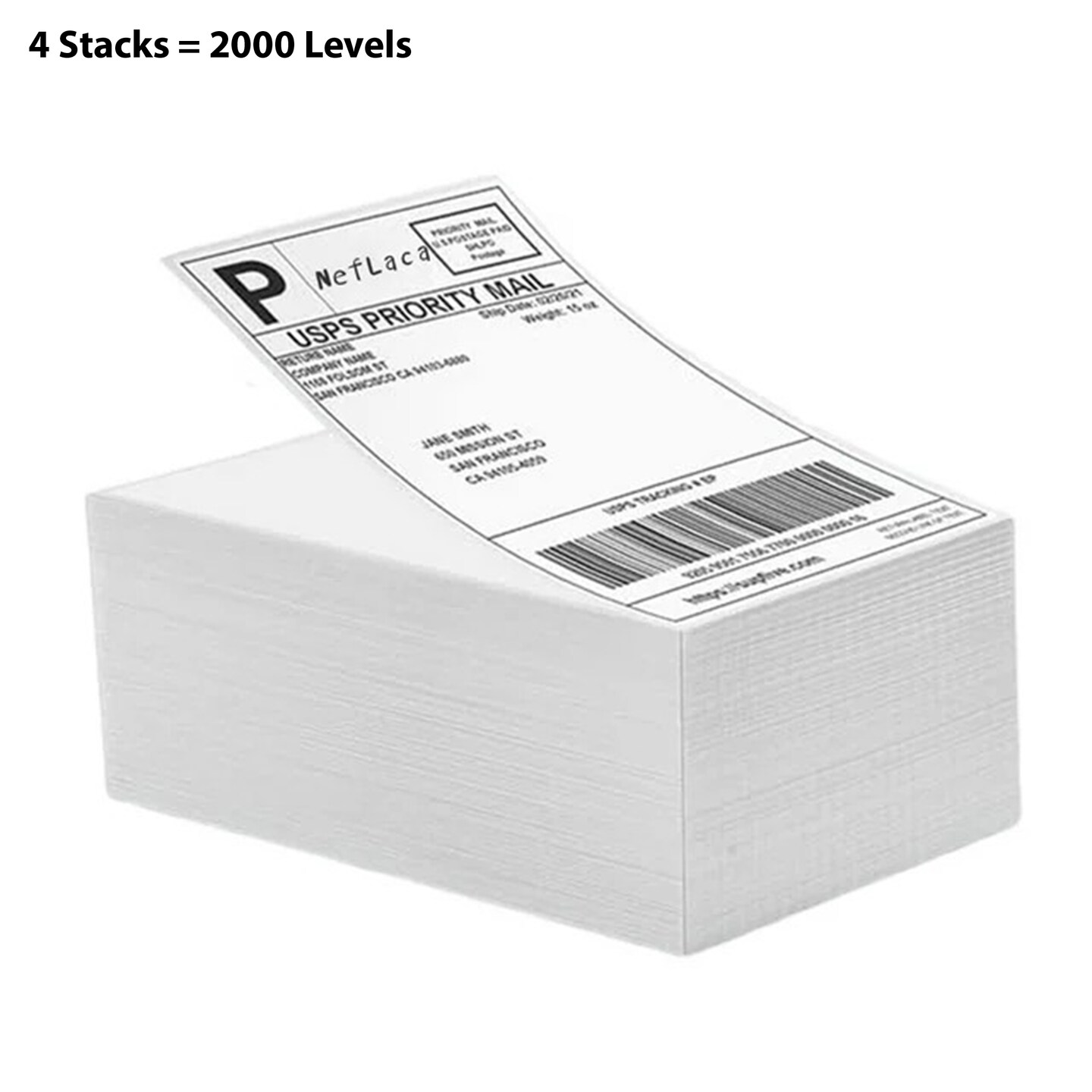 Direct Thermal Labels 4x6 Shipping Labels with Perforation