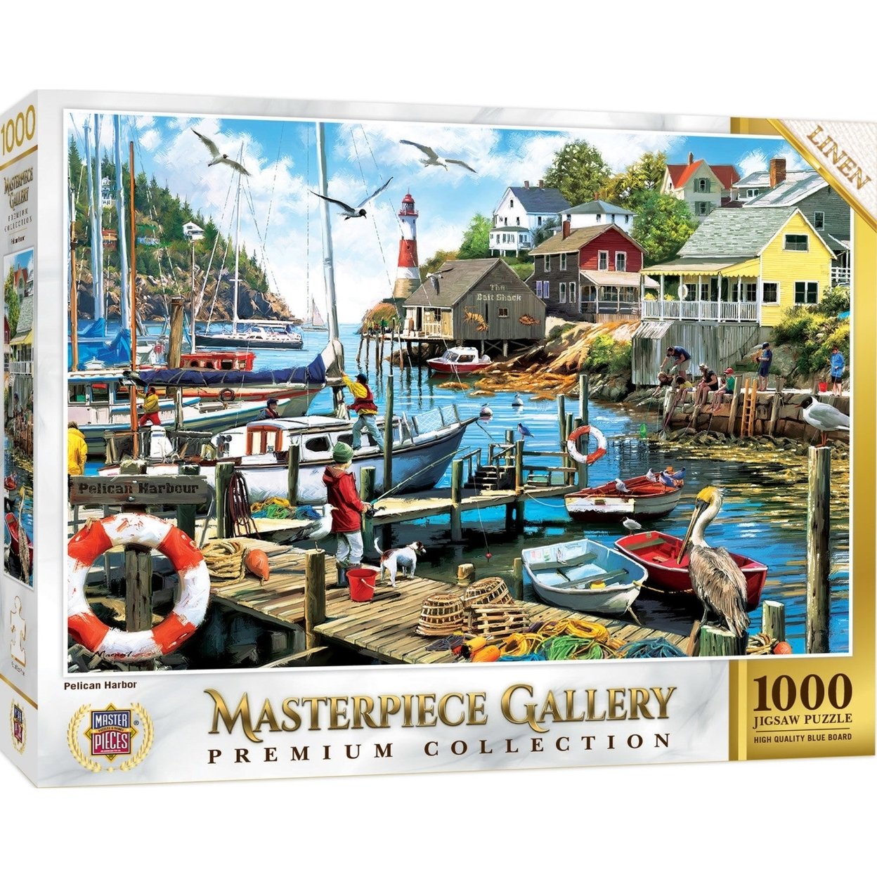 MasterPieces Masterpiece Gallery - Pelican Harbor 1000 Piece Jigsaw Puzzle