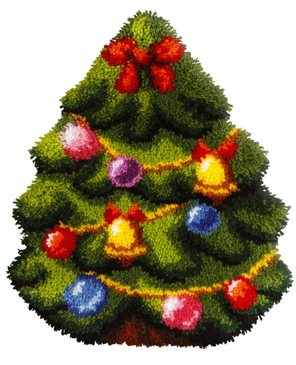 Latch hook cushion kit &#x22;Christmas tree&#x22; 4096